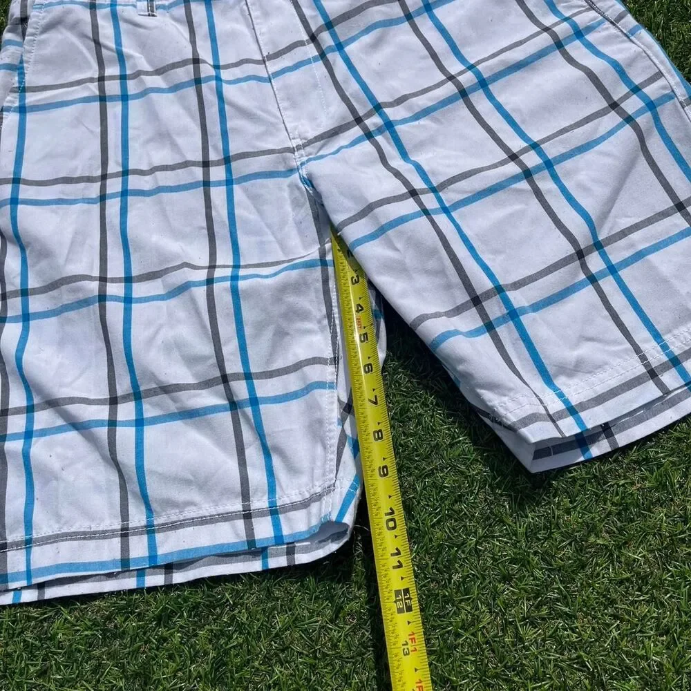 Unbranded Men's White and Blue Shorts